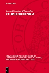 Studienreform - Gertrud Schubart-Fikentscher