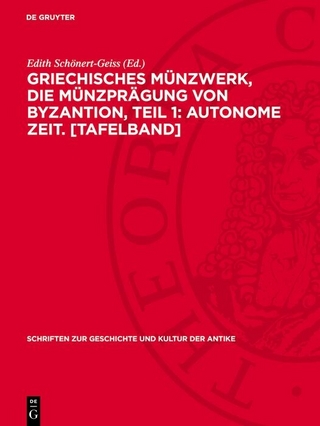 Griechisches Münzwerk, Die Münzprägung von Byzantion, Teil 1: Autonome Zeit. [Tafelband]