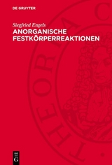 Anorganische Festk&ouml;rperreaktionen - Siegfried Engels