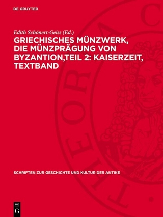 Griechisches Münzwerk, Die Münzprägung von Byzantion, Teil 2: Kaiserzeit, Textband