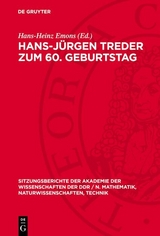 Hans-J&uuml;rgen Treder zum 60. Geburtstag - 