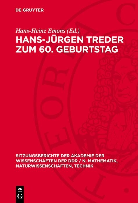 Hans-J&uuml;rgen Treder zum 60. Geburtstag - 