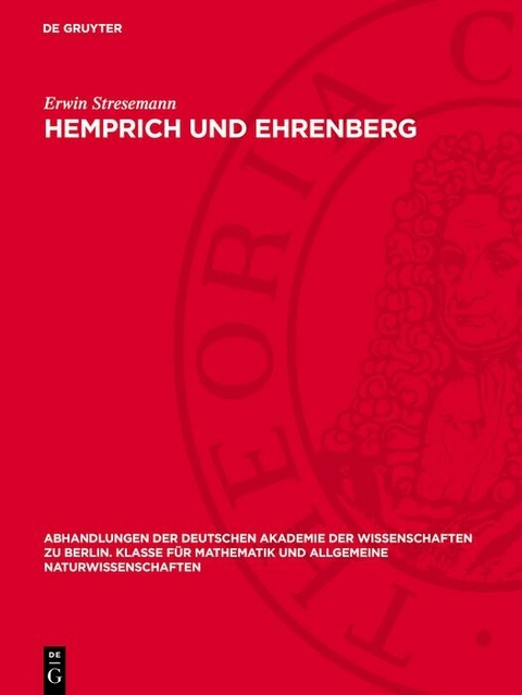 Hemprich und Ehrenberg - Erwin Stresemann