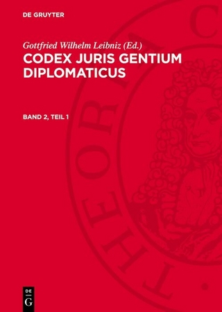 Codex juris gentium diplomaticus. Band 2, Teil 1