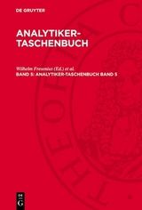 Analytiker-Taschenbuch. Band 5 - 