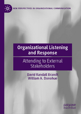 Organizational Listening and Response -  David Randall Brandt,  William A. Donohue