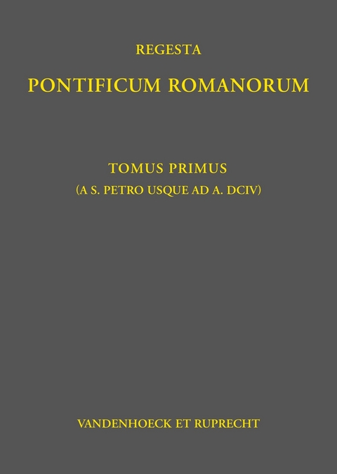 Regesta Pontificum Romanorum -  Philipp Jaff&eacute;,  Klaus Herbers