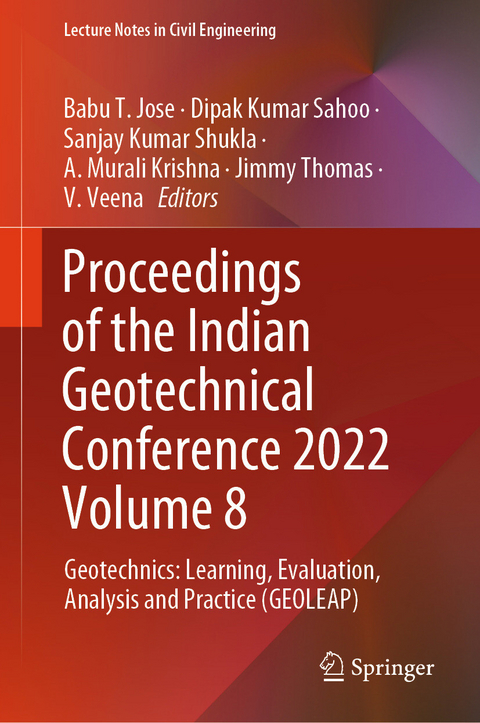 Proceedings of the Indian Geotechnical Conference 2022 Volume 8 - 