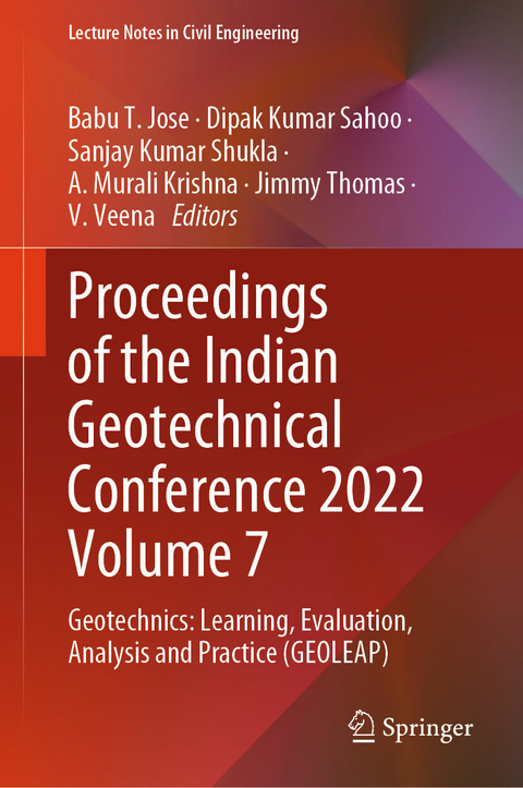Proceedings of the Indian Geotechnical Conference 2022 Volume 7 - 
