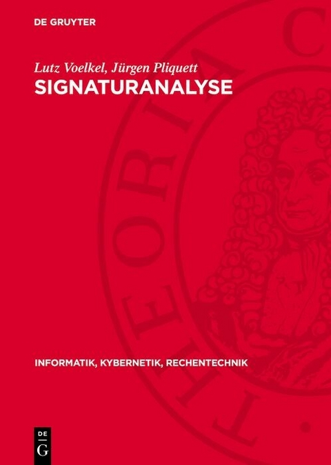 Signaturanalyse - Lutz Voelkel, J&uuml;rgen Pliquett