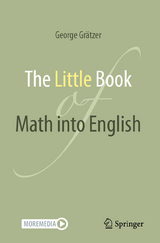The Little Book of Math into English -  George Grätzer