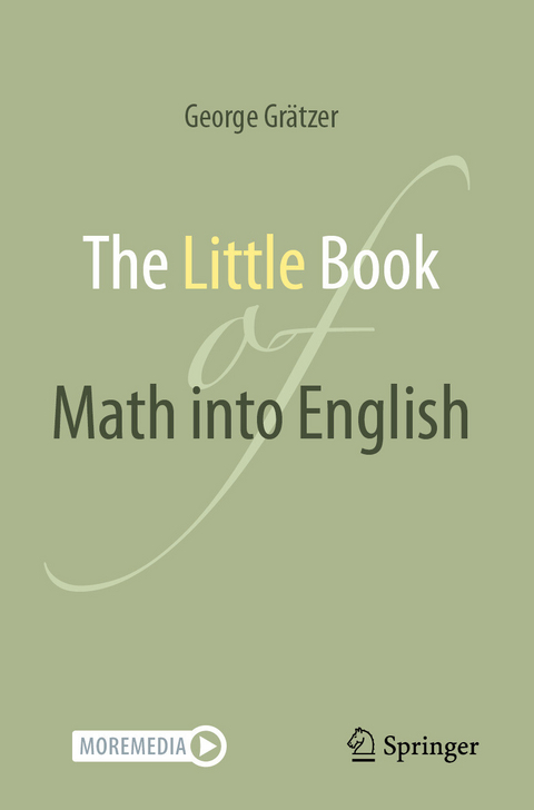 The Little Book of Math into English -  George Grätzer