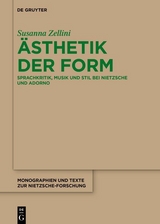 &Auml;sthetik der Form - Susanna Zellini