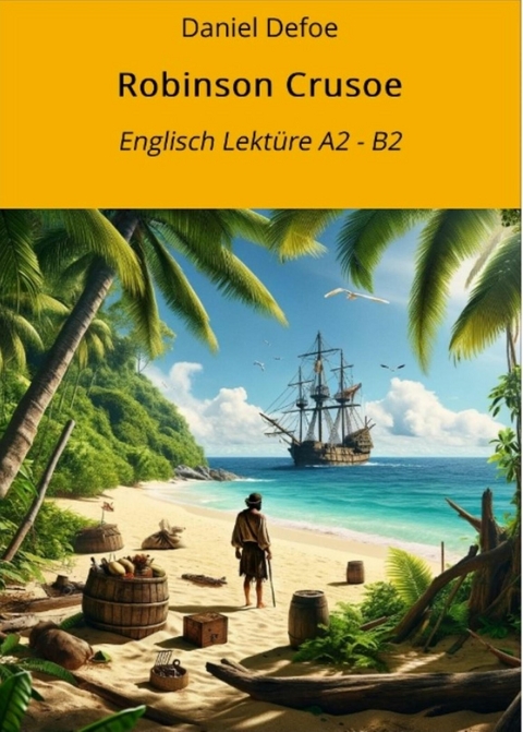 Robinson Crusoe: Englisch Lektüre A2 - B2 -  Daniel Defoe