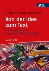 Von der Idee zum Text - Helga Esselborn-Krumbiegel