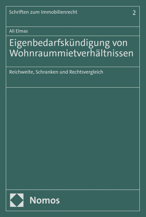 Eigenbedarfsk&uuml;ndigung von Wohnraummietverh&auml;ltnissen - Ali Elmas