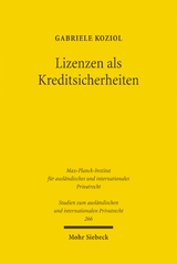 Lizenzen als Kreditsicherheiten - Gabriele Koziol