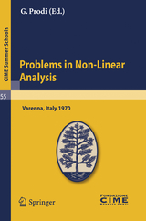Problems in Non-Linear Analysis - 