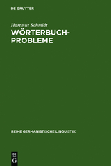 W&ouml;rterbuchprobleme - Hartmut Schmidt