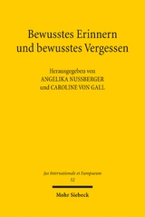 Bewusstes Erinnern und bewusstes Vergessen - 