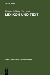 Lexikon und Text - 