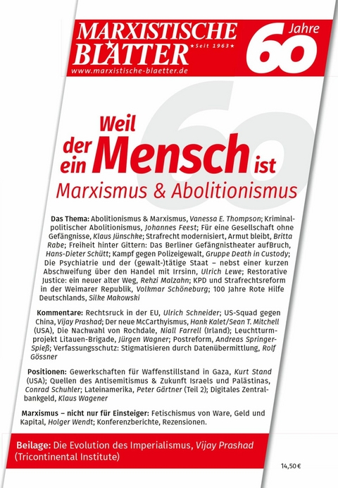 Weil der Mensch ein Mensch ist &ndash; Marxismus & Abolitionismus