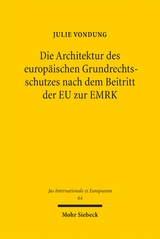 Die Architektur des europ&auml;ischen Grundrechtsschutzes nach dem Beitritt der EU zur EMRK - Julie Vondung