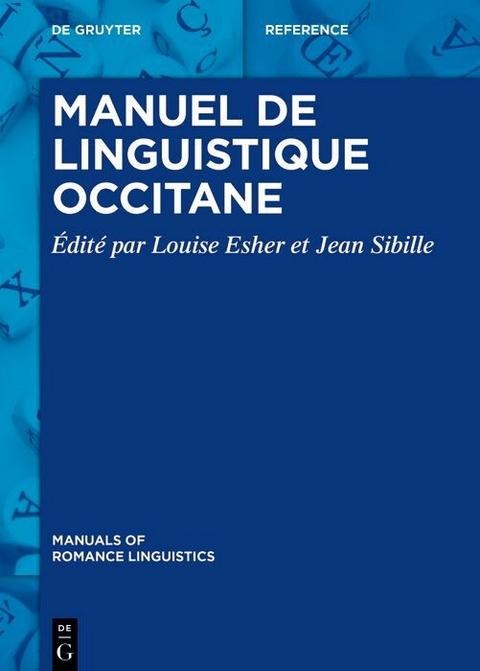 Manuel de linguistique occitane - 