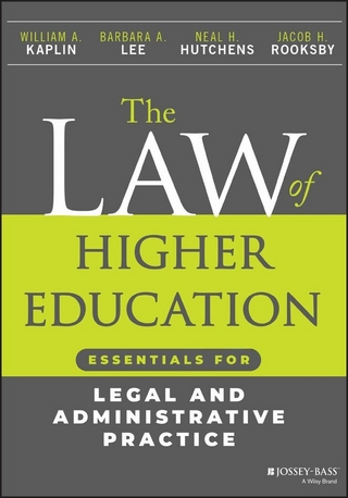 The Law of Higher Education