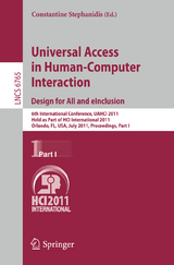 Universal Access in Human-Computer Interaction. Design for All and eInclusion - 