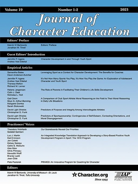 Journal of Character Education - 
