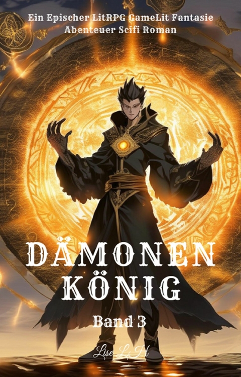 D&auml;monenk&ouml;nig:Ein Epischer LitRPG GameLit Fantasie Abenteuer Scifi Roman(Buch 3) - Lise L.H