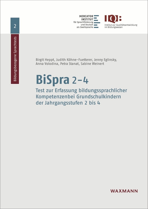 BiSpra 2-4 -  Birgit Heppt,  Judith K&ouml;hne-Fuetterer,  Jenny Eglinsky,  Anna Volodina,  Petra Stanat,  Sabine Weinert