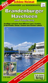 Radwander- und Wanderkarte Brandenburger Havelseen und Umgebung