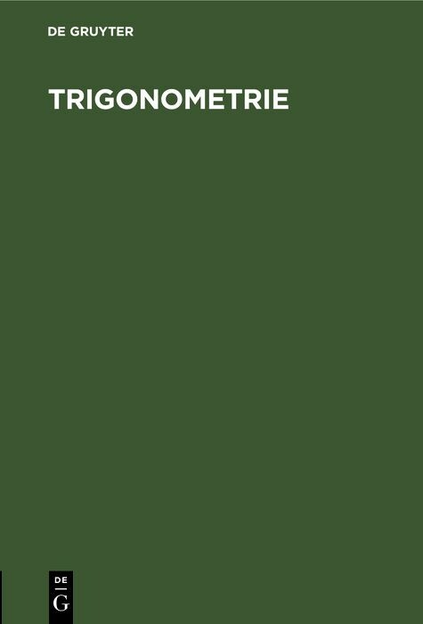 Trigonometrie - 