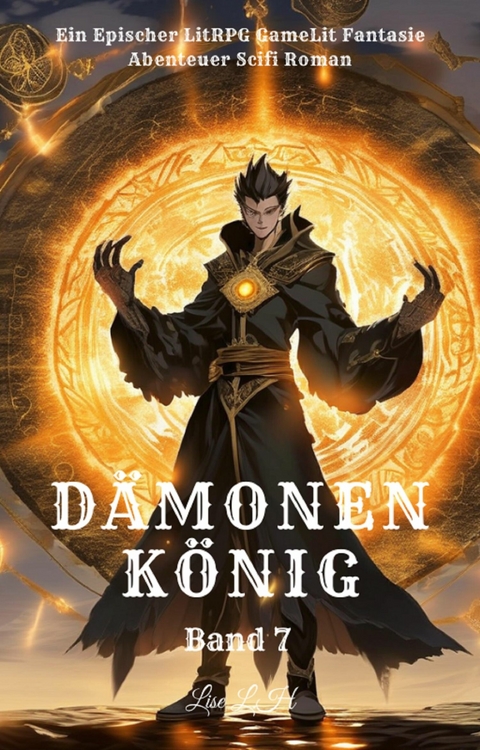 D&auml;monenk&ouml;nig:Ein Epischer LitRPG GameLit Fantasie Abenteuer Scifi Roman(Buch 7) - Lise L.H