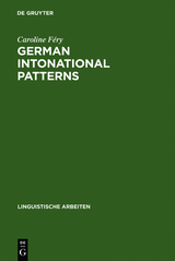 German intonational Patterns - Caroline F&eacute;ry