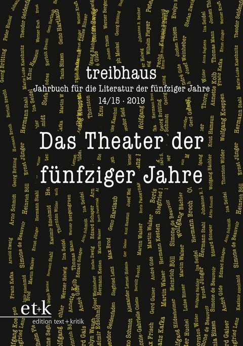 Das Theater der f&uuml;nfziger Jahre - 