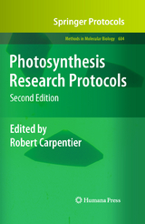 Photosynthesis Research Protocols - 