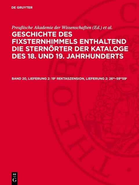 19h Rektaszension, Lieferung 2: 26m&ndash;59m59s - 