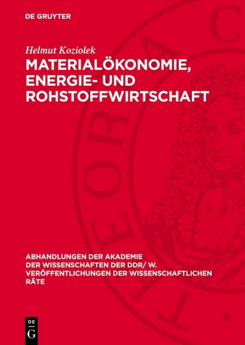Material&ouml;konomie, Energie- und Rohstoffwirtschaft - Helmut Koziolek