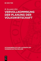 Vervollkommnung der Planung der Volkswirtschaft - 