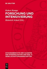 Forschung und Intensivierung - Robert Rompe