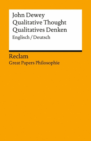 Qualitative Thought / Qualitatives Denken. Englisch/Deutsch