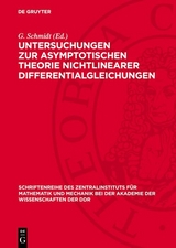Untersuchungen zur asymptotischen Theorie nichtlinearer Differentialgleichungen - 
