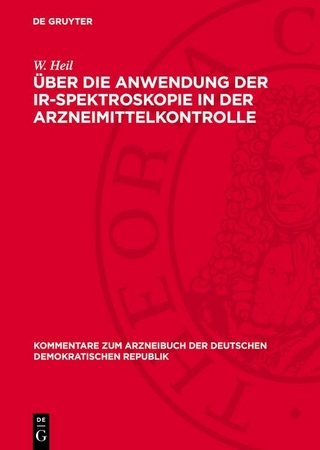 Über die Anwendung der IR-Spektroskopie in der Arzneimittelkontrolle