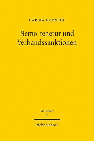 Nemo-tenetur und Verbandssanktionen
