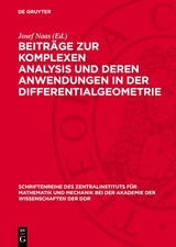Beiträge zur komplexen Analysis und deren Anwendungen in der Differentialgeometrie - 