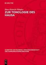 Zur Tonologie des Hausa - Hans-Heinrich W&auml;ngler