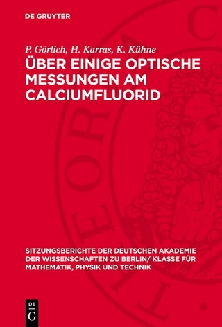 Über einige optische Messungen am Calciumfluorid